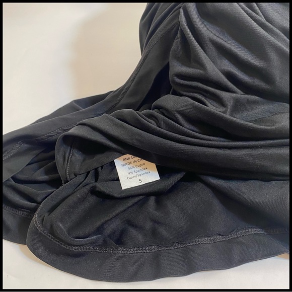 NWT YOUNG FABULOUS & BROKE BLACK STRAPLESS RUCHED TOP Sz SMALL - Picture 5 of 8